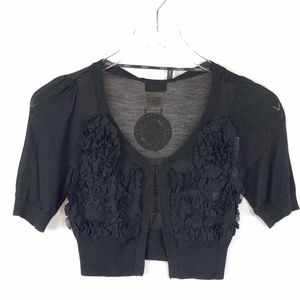 Only Love Collection Black Short Cardigan